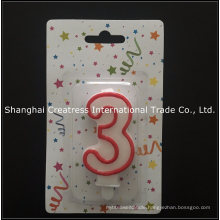 Wholesale Paraffin Wax Birthday Number Candle Happy Birthday Candle